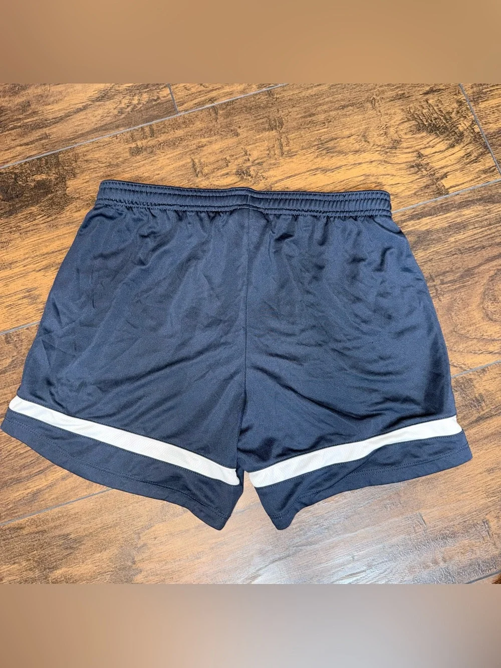 Nike Women’s Navy Athletic Running Shorts with Swoosh
